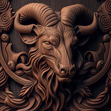 3D model st The Zhevodan Beast famous animal (STL)